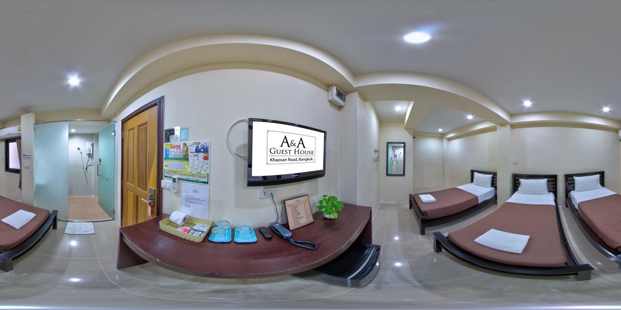 A And A Guesthouse Bangkok Extérieur photo