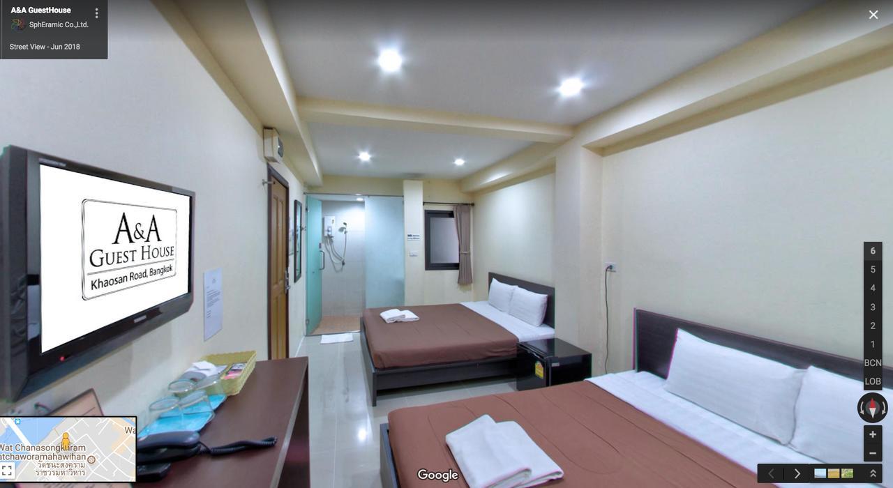 A And A Guesthouse Bangkok Extérieur photo